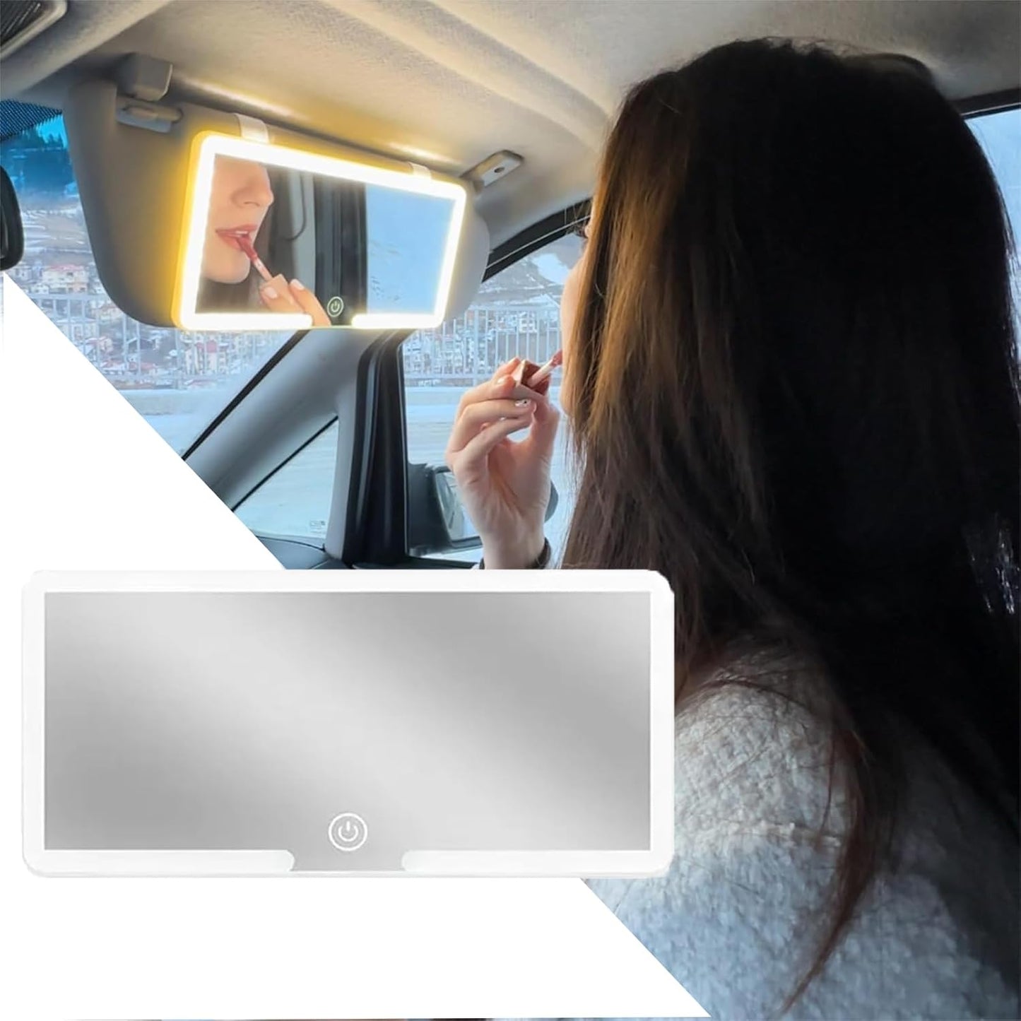 LED Vanity Makeup Mirror for Cars