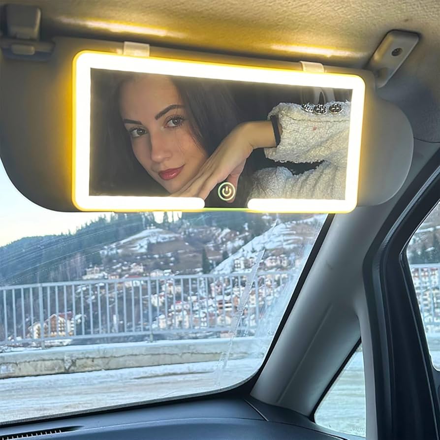 LED Vanity Makeup Mirror for Cars