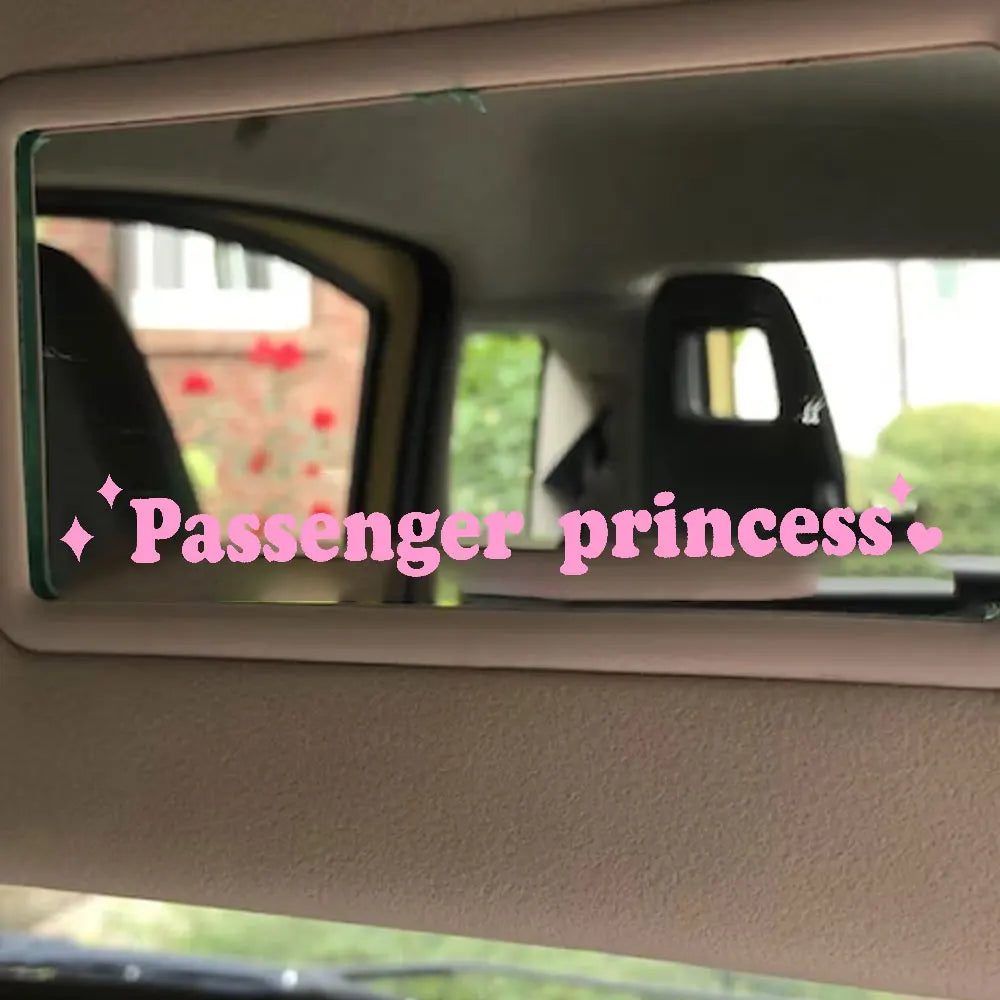 Passenger Princess Funny Sticker for Cars