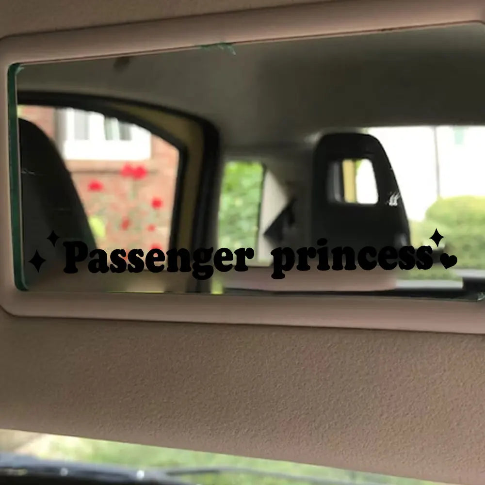 Passenger Princess Funny Sticker for Cars