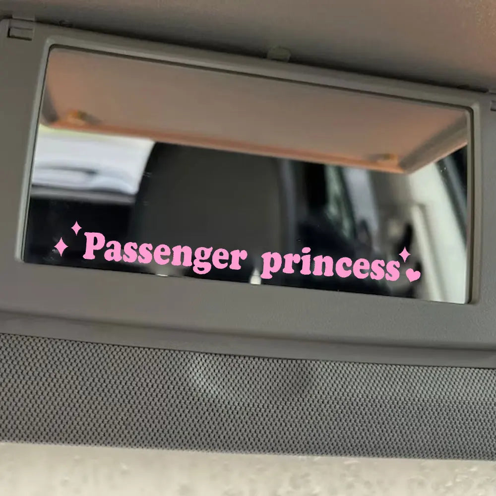 Passenger Princess Funny Sticker for Cars