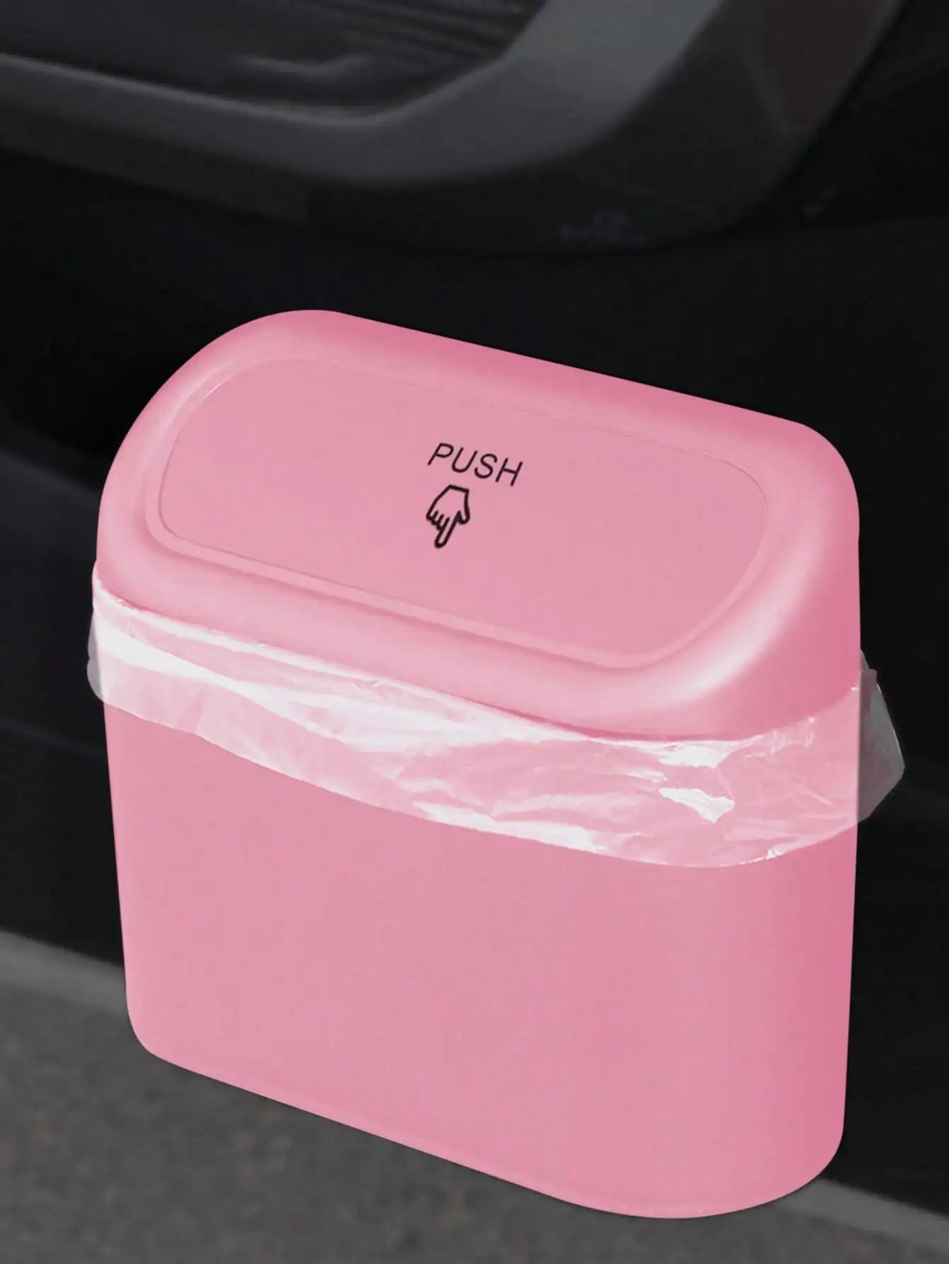 Mini Pink Trash Can for Cars